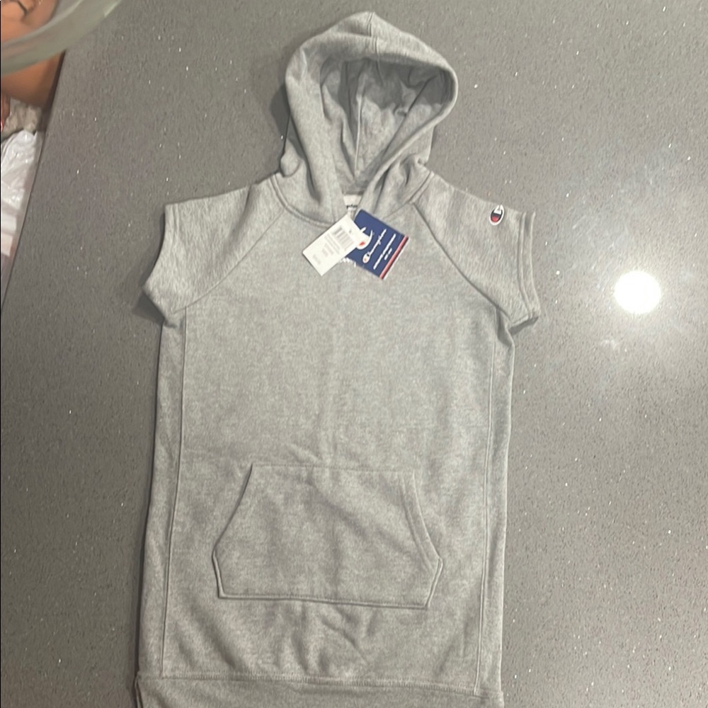 Champion Kids Light Gray Hoodie